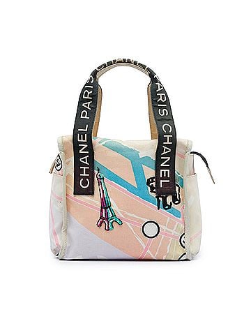 Chanel Canvas Eiffel Tower Handbag (view 1)
