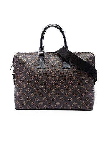 Louis Vuitton Monogram Macassar Porte Documents Jour (view 1)
