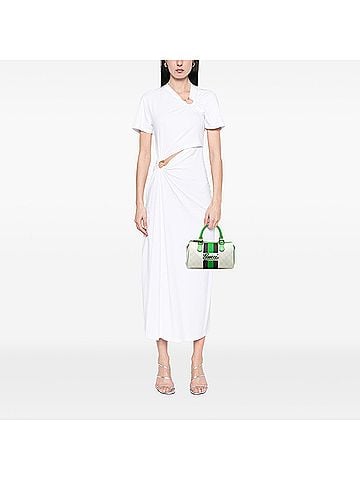 Gucci Small GG Supreme Joy Web Boston Bag (view 2)