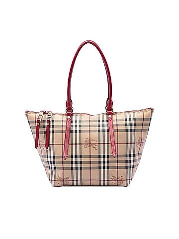 Burberry Small Haymarket Check Coated Canvas Salisbury Tote (view 1)