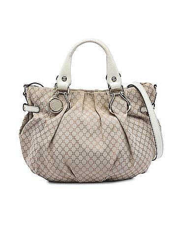 Céline Macadam Canvas Pillow Satchel (view 1)