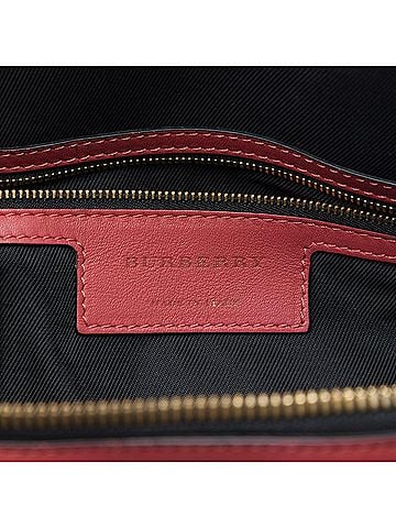 Burberry Small Haymarket Check Nylon Orchard Bowling Bag (view 2)
