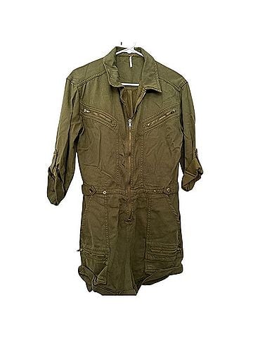 Free People Olive Utility Jumper Jacket (view 1)