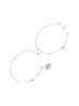 Hermès 100% Sterling Silver Multi Color Hermes Mini Crew Earrings One size - photo 3