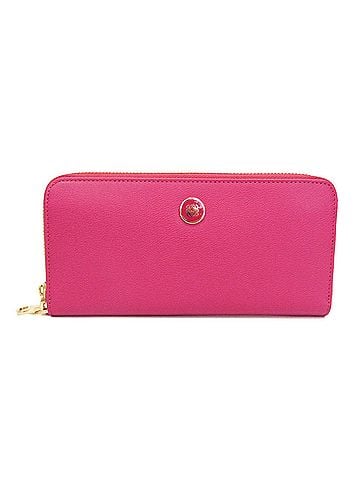 Loewe Loewe Large Zip Around 118.30.C19 Women's Leather Long Wallet (bi-fold) Pink (view 1)