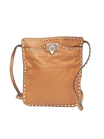 Valentino Garavani Valentino Garavani Lockstuds AWB00968 Women's Leather Shoulder Bag,Sling Bag Camel (view 1)