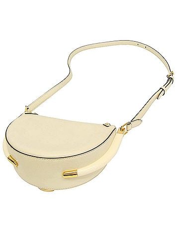 Fendi Fendi Moonlight 8BT346 Women's Leather Shoulder Bag Off-white (view 2)