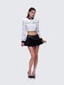 Finesse Solid Black Active Skort Size XL - photo 3