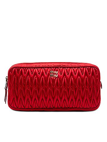 Miu Miu Nappa Matelasse Clutch (view 1)