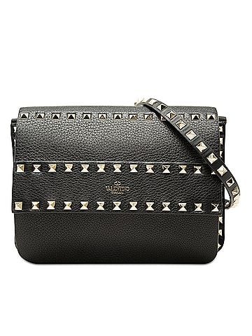 Valentino Small Grained Calfskin Rockstud Crossbody (view 1)