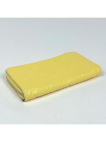 Louis Vuitton Louis Vuitton Zippy Wallet Long Monogram Empreinte Yellow M82043 Women's (view 2)