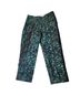J.Crew Floral Multi Color Green Black Dress Pants Size 4 - photo 2