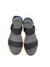 ROTHY'S 100% Recycled Plastic Solid Black Sandals Size 10 - photo 1