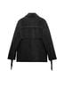 Zara 100% Suede Black Coat Size XS - photo 2