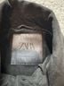Zara 100% Suede Black Coat Size XS - photo 3