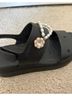 Crocs Black Sandals Size 8 - photo 4