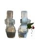 Jessica Cline Silver Heels Size 7 - photo 2