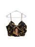 Penelope Project Floral Black Gold Sleeveless Blouse Size XL - photo 1