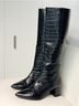 GEOX Camo Black Boots Size 6 - photo 4