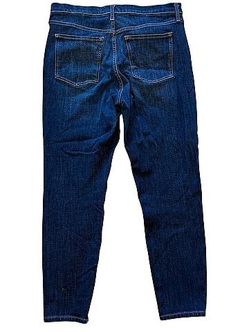 Banana Republic Dark Indigo High-Rise Button-Fly Jeans Jeans (view 2)