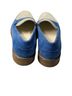 Duke & Duchess 100% Suede Blue Ivory White Flats Size 6 - photo 2