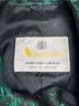 Aquascutum Bow Print Green Black Jacket Size 10 - photo 3