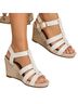 Aerosoles White Wedges Size 10 - photo 1