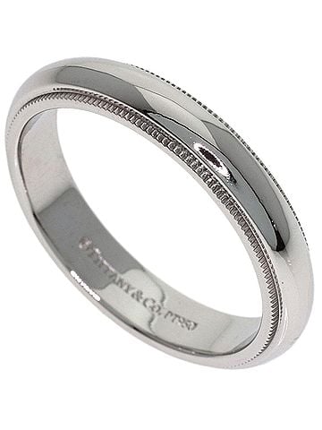 Tiffany & Co. Tiffany &amp; Co. Milgrain Ring, Platinum PT950, Women's Ring. (view 1)