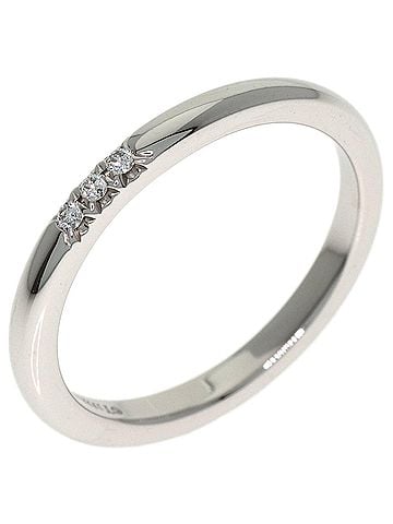 Tiffany & Co. Tiffany &amp; Co. Forever Classic Band 3-Diamond Ring, Platinum PT950, Women's. (view 2)
