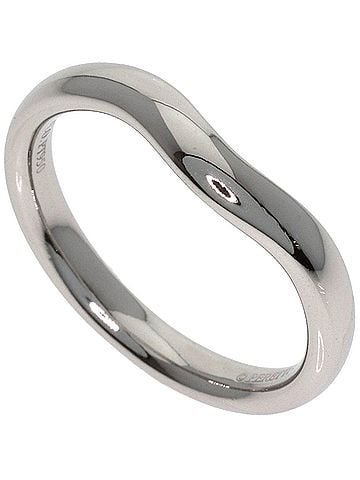 Tiffany & Co. Tiffany &amp; Co. Curved Band Ring, Platinum PT950, Women's Ring. (view 1)
