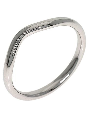 Tiffany & Co. Tiffany &amp; Co. Curved Band Ring, Platinum PT950, Women's Ring. (view 2)