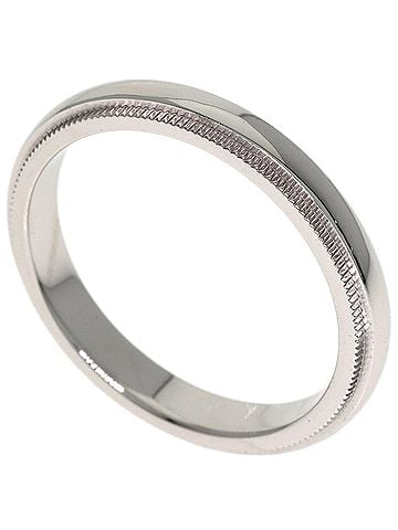 Tiffany & Co. Tiffany &amp; Co. Milgrain Ring, Platinum PT950, Women's Ring. (view 1)