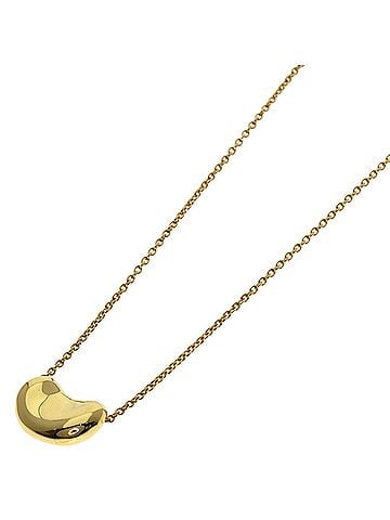 Tiffany & Co. Tiffany Bean Necklace, 18K Yellow Gold, Women's, TIFFANY&amp;Co. (view 1)