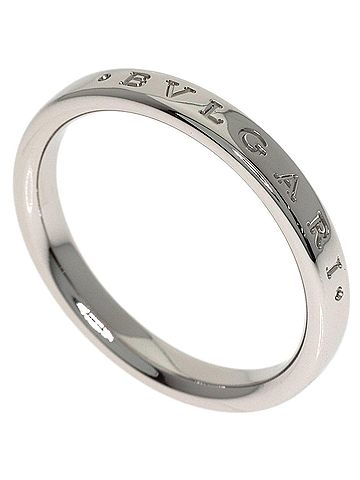 Bvlgari BVLGARI Fedi Logo #59 Ring, Platinum PT950, Women's Ring (view 1)