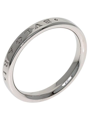 Bvlgari BVLGARI Fedi Logo #59 Ring, Platinum PT950, Women's Ring (view 2)