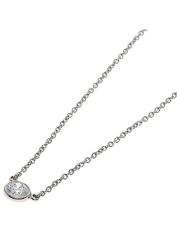 Tiffany & Co. Tiffany &amp; Co. By the Yard Diamond Necklace, Platinum PT950, Women's. (view 1)