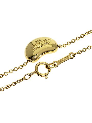 Tiffany & Co. Tiffany Bean Necklace, 18K Yellow Gold, Women's, TIFFANY&amp;Co. (view 2)