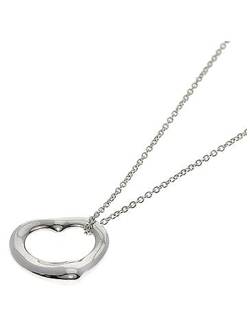 Tiffany & Co. Tiffany &amp; Co. Open Heart Necklace, Silver, Women's. (view 1)