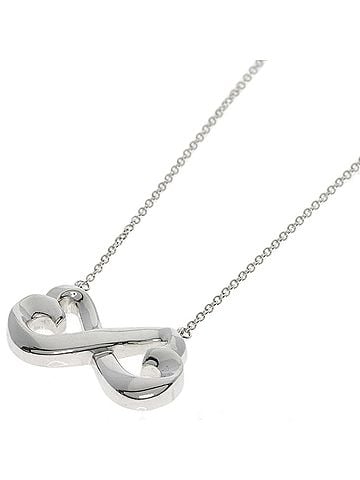 Tiffany & Co. Tiffany &amp; Co. Double Loving Heart Necklace, Silver, Women's. (view 1)