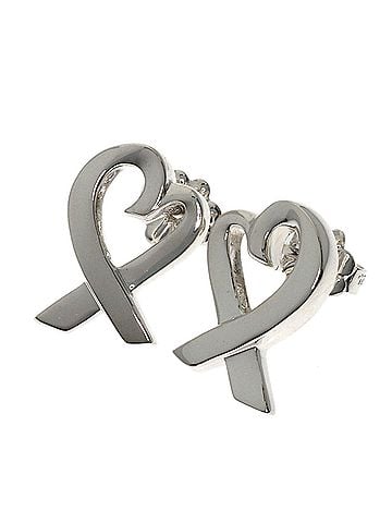 Tiffany & Co. Tiffany &amp; Co. Loving Heart Earrings, Silver, Women's. (view 1)