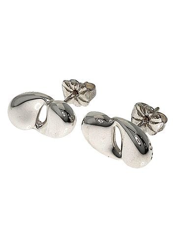 Tiffany & Co. Tiffany &amp; Co. Double Teardrop Earrings, Silver/14K White Gold, Women's. (view 1)
