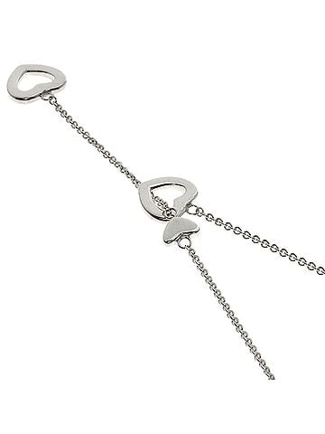 Tiffany & Co. Tiffany Heart Link Lariat Necklace, Silver, Women's, TIFFANY&amp;Co. (view 2)