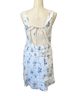 Reformation Floral White Blue Casual Dress Size 6 - photo 4