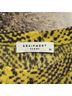 Equipment 100% Cashmere Snake Print Yellow Pullover Sweater Size XS - photo 3
