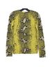 Equipment 100% Cashmere Snake Print Yellow Pullover Sweater Size XS - photo 2