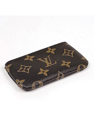 Louis Vuitton Louis Vuitton Pochette Clé Wallet/Coin Case with Keyring, Monogram Brown, M62650, Women's (view 2)