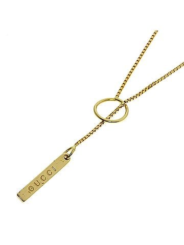 Gucci Gucci Lariat Necklace 18K Yellow Gold Women's GUCCI (view 1)