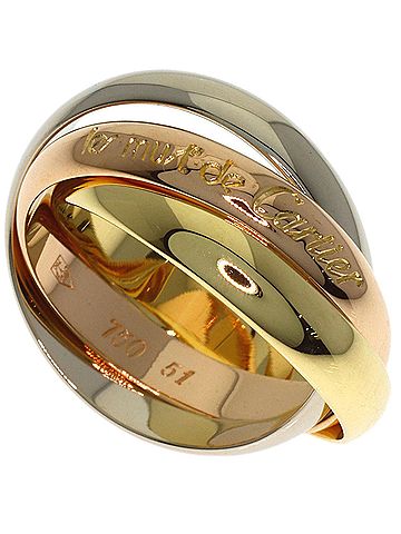Cartier Cartier Trinity #51 Ring - 18K Yellow Gold/18K Pink White Gold Women's CARTIER (view 1)