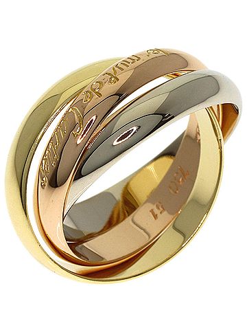 Cartier Cartier Trinity #51 Ring - 18K Yellow Gold/18K Pink White Gold Women's CARTIER (view 2)