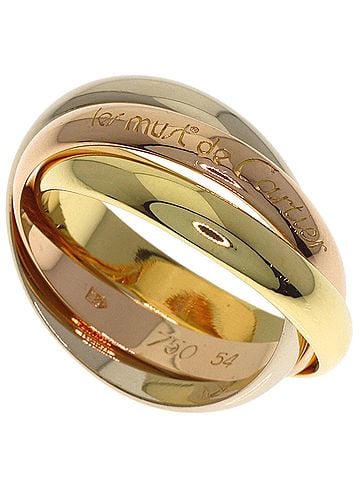 Cartier Cartier Trinity #54 Ring - 18K Yellow Gold/18K Pink White Gold Women's CARTIER (view 1)